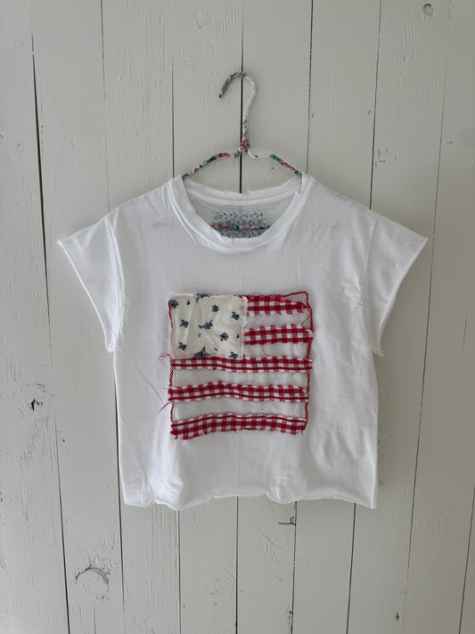American flag tee