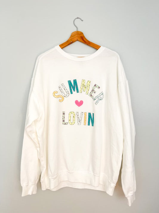 Summer Lovin Crewneck White