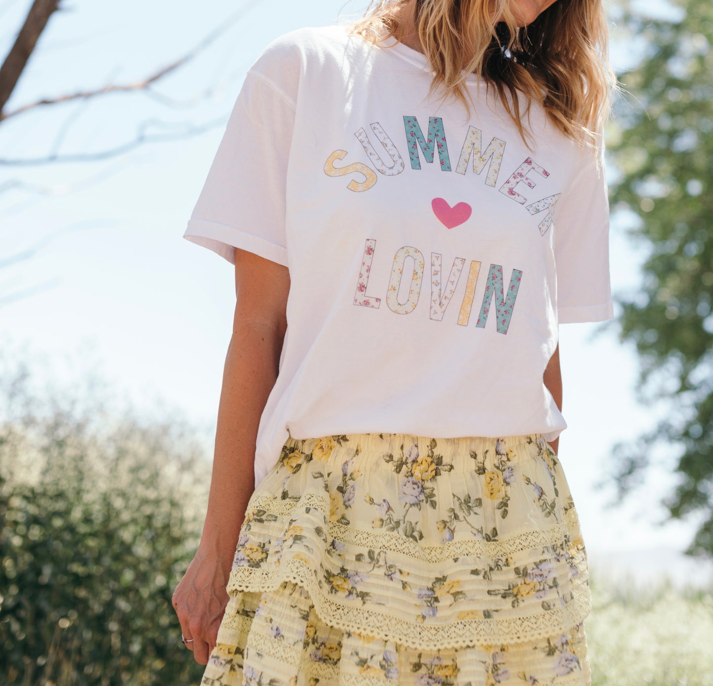 Summer Lovin Tee (White)