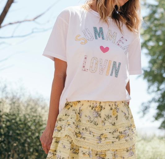 Summer Lovin Tee (White)