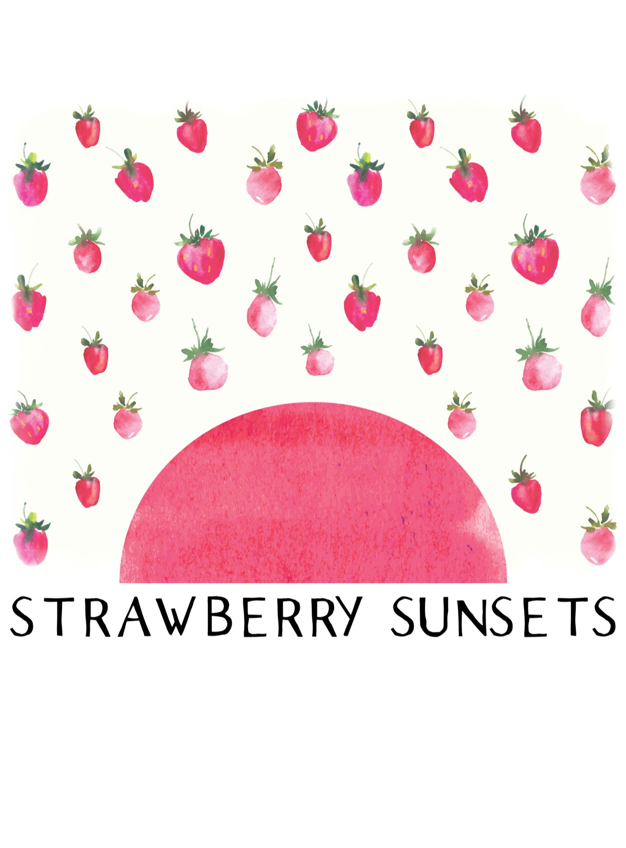 Strawberry Sunsets Tee (Yellow)
