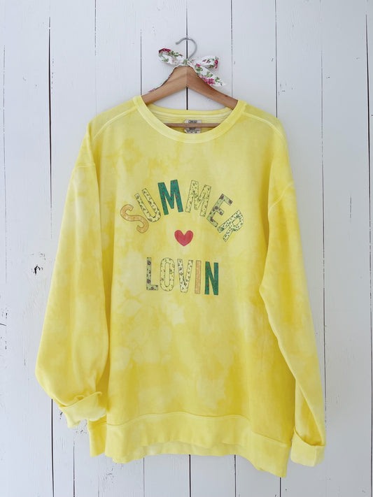 Summer Lovin Crewneck Lemon
